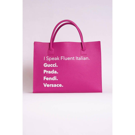 Talk to Me Tote Magenta (full size) - Perfecktionz